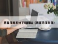 惠东黑客漫画素材下载网站（黑客动漫头像）